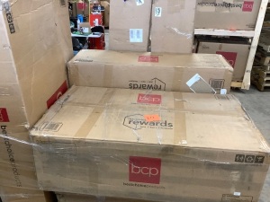 Pallet of Assorted BCP Salvage, Will Contain Missing or Broken Items