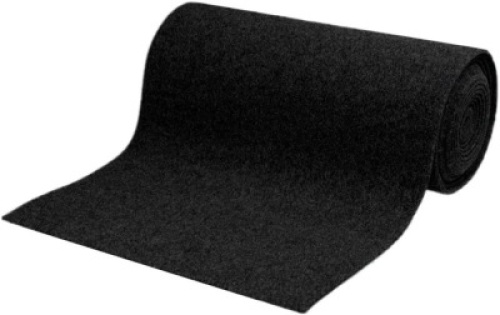 TCH Hardware Premium Grade Black Carpet Roll Covering - 4 ft X 9 ft. Appears New. E-Commerce Return