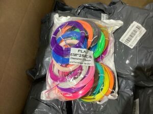 Lot of (20) PLA Filament, 25 pcs 