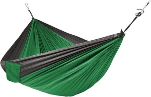 Lot of (5) Portable Nylon Parachute Hammocks w/ Attached Stuff Sack