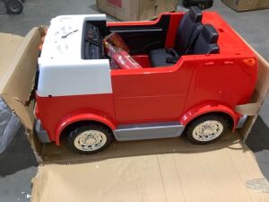 Emergency Vehicle Ride On Toy - Missing Parts & Stickers 