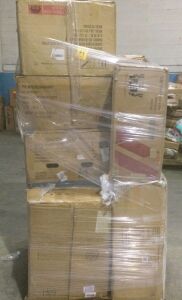 Pallet of E-Comm Return Mismatched Furniture A & B Boxes 