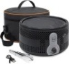 Best Choice Products 16in Portable Electric Tabletop Charcoal BBQ Grill for Indoor and Outdoor Cooking w/Travel Bag. Appears New