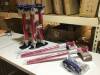 1118 Pentagon Tool Professional 18"-30" Red Drywall - Painting - Work Stilts Aluminum. Appears New. E-Commerce Return