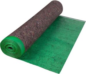 Roberts 70-193A Super Felt 360 sq 60 in. x 72 ft. x 3 mm Cushion Underlayment Roll for Engineered Wood and Laminate Flooring, Green