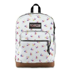 Trans by Jansport 17" Super Cool Backpack, Rainbow Birds