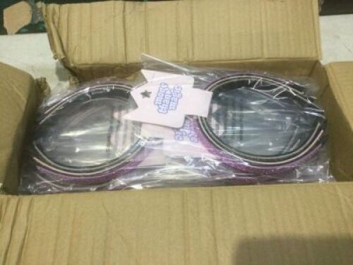 Lot of (12) Glitter Headbands, 3 Pcs