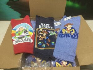 Case of (12) Toy Story Shirts, 3 Pack, Size 3T