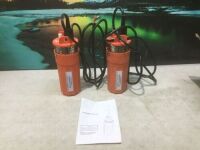 Lot of (2) Eco-Worthy 24V Deep Well Submersible Pumps - 1 New, 1 Used&nbsp;