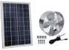 ECO-WORTHY 12" Solar Power Attic Gable Fan 3000 CFM&nbsp;+ 25W Portable Solar Panel
