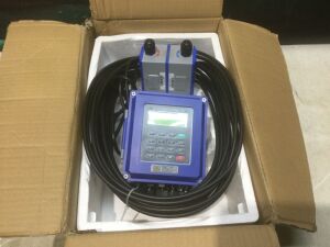 HFBTE TUF-2000B Ultrasonic Flow Meter Flowmeter DN25 100mm TS-2 Small Size Clamp-on Transducer