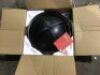 Steel Outdoor Patio Fire Pit Bowl w/ Screen Cover, Poker - 22in