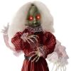 Lot of (2) Haunted Holly Animatronic Roaming Doll Halloween Decoration w/ Light-Up Eyes