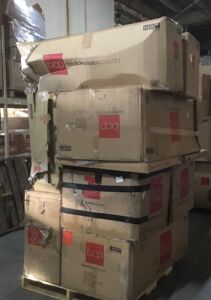 Pallet of BCP Mismatched A/B/C Boxes