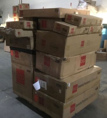 Pallet of BCP Mismatched A/B/C Boxes