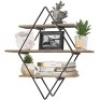 Hanging Diamond Floating Shelves. &nbsp;Appears New. E-Commerce Return