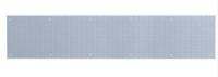 Prime-Line MP4837 Door Kick Plate, 6 x 34-Inch, Satin Nickel Aluminum, Pack of 1. Appears New