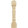 Legacy Tapered Cabinet Column 5-in x 2.96-ft Unfinished Fluted Square Column.&nbsp;Dimensions: 5-in W x 5-in D x 35-1/2-in H (top block: 6-in , bottom block: 7-in ).