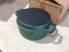 Cook's Essentials 4-qt Nonstick Cast-Iron Elite Braiser w/ Lid