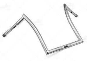 Chrome 16" Rise 1.25" Fat Ape Hanger Handlebar for 2015+ Harley Road Glide 