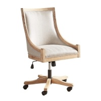 Pier1 Upholstered Rolling&nbsp;Devon Chair. Appears New