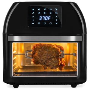 16.9qt 1800W 10-in-1 Family Size Air Fryer Countertop Oven, Rotisserie, Dehydrator 