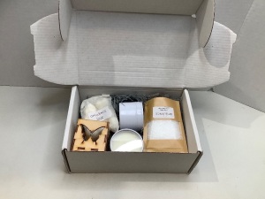 Lot of (5) Sheer Opulence Soy Candle Gift Box, Fresh Linen, Appears New