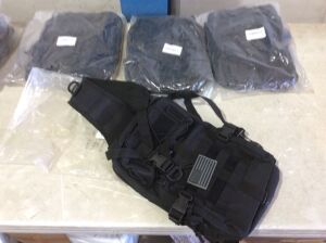 Lot of (4) Tactical Sling Backpacks