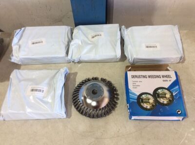 Lot of (5) 8" Derusting Weeding Wheels