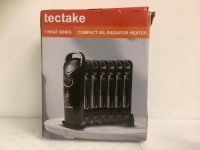 Compact Oil Radiator Heater, Powers Up, E-Commerce Return