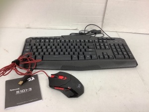 Redragon Gaming Keyboard and Mouse, Powers Up, E-Commerce Return