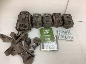 Lot of (5) Trail Cameras, E-Commerce Return, Untested