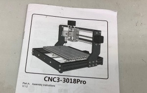 CNC 3018-PRO Router Machine, Untested, E-Commerce Return