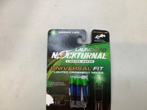 Launchpad Nockturnal Universal Fit Lighted Nocks, Appears New