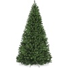 Premium Artificial Spruce Christmas Tree w/ Foldable Metal Base - 6ft