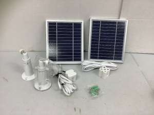 Set of 2 Small Solar Panels, E-Commerce Return