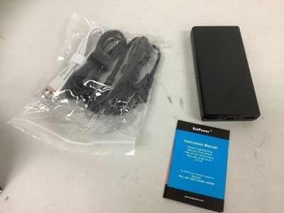 Bat Power 90W Slim PD USB-C Charger, Powers Up, E-Commerce Return