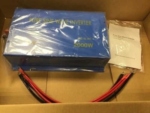 2000W Pure Sine Wave Power Inverter. NEW