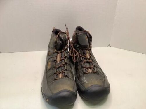 Keen Men's Boots, 11.5, Some tape adhesive on toe, Ecommerce Return
