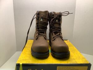 Composite Toe Work Boots, Men's 13M, Missing Eyehook, Ecommerce Return