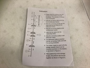 Shower Rack, E-Comm Return