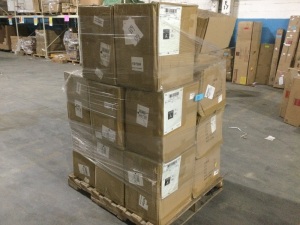 Pallet of Alcohol Wipes. Approximately 1,200 Containers