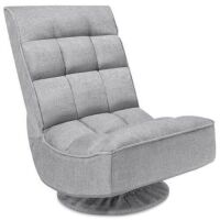 Folding Floor Gaming Chair w/ 360-Degree Swivel, 4 Adjustable Positions