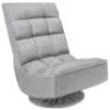 Folding Floor Gaming Chair w/ 360-Degree Swivel, 4 Adjustable Positions