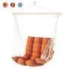 Padded Indoor/Outdoor Cotton Hammock Chair w/ 40in Spreader Bar