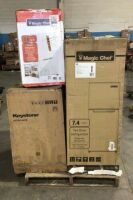 Salvage Pallet of Mini Fridges. Items Will Be Broken or Missing Pieces.&nbsp;