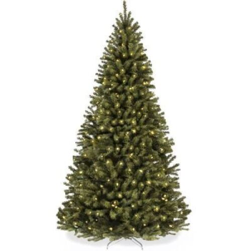 7.5'&nbsp;Pre-Lit Artificial Spruce Christmas Tree w/ Incandescent Lights