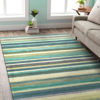 Decomall 8'x10' Striped Area Rug. NEW