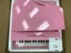 Kids Mini Wooden Grand Piano w/ Lid, Bench, Music Rack, Song Book, Stickers