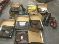 Lot of (11) Brazos Work Boots - Multiple Sizes & Styles&nbsp;